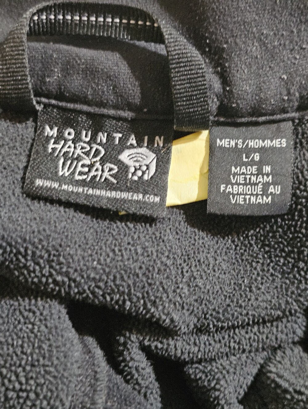 Mountain Hardwear FleeceMen's Deep Drift™ Fleece Full Zip Black Size Large - Picture 8 of 8